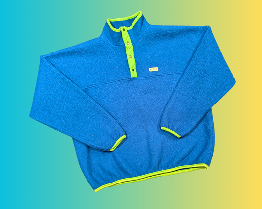 Vintage 1990's La Collection Jathy Inc. Blue Fleece Size L