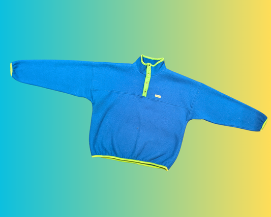 Vintage 1990's La Collection Jathy Inc. Blue Fleece Size L