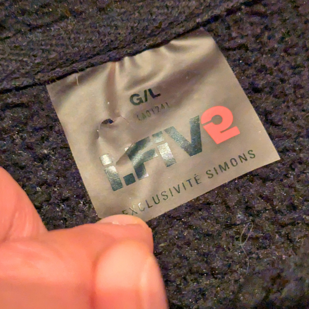 Black Fleece by i.Five Size L