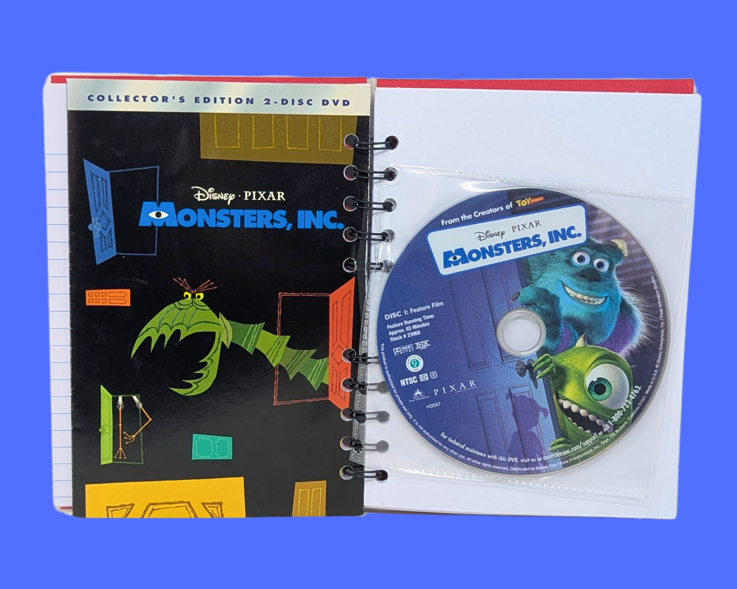 Monters, Inc. DVD Movie Notebook