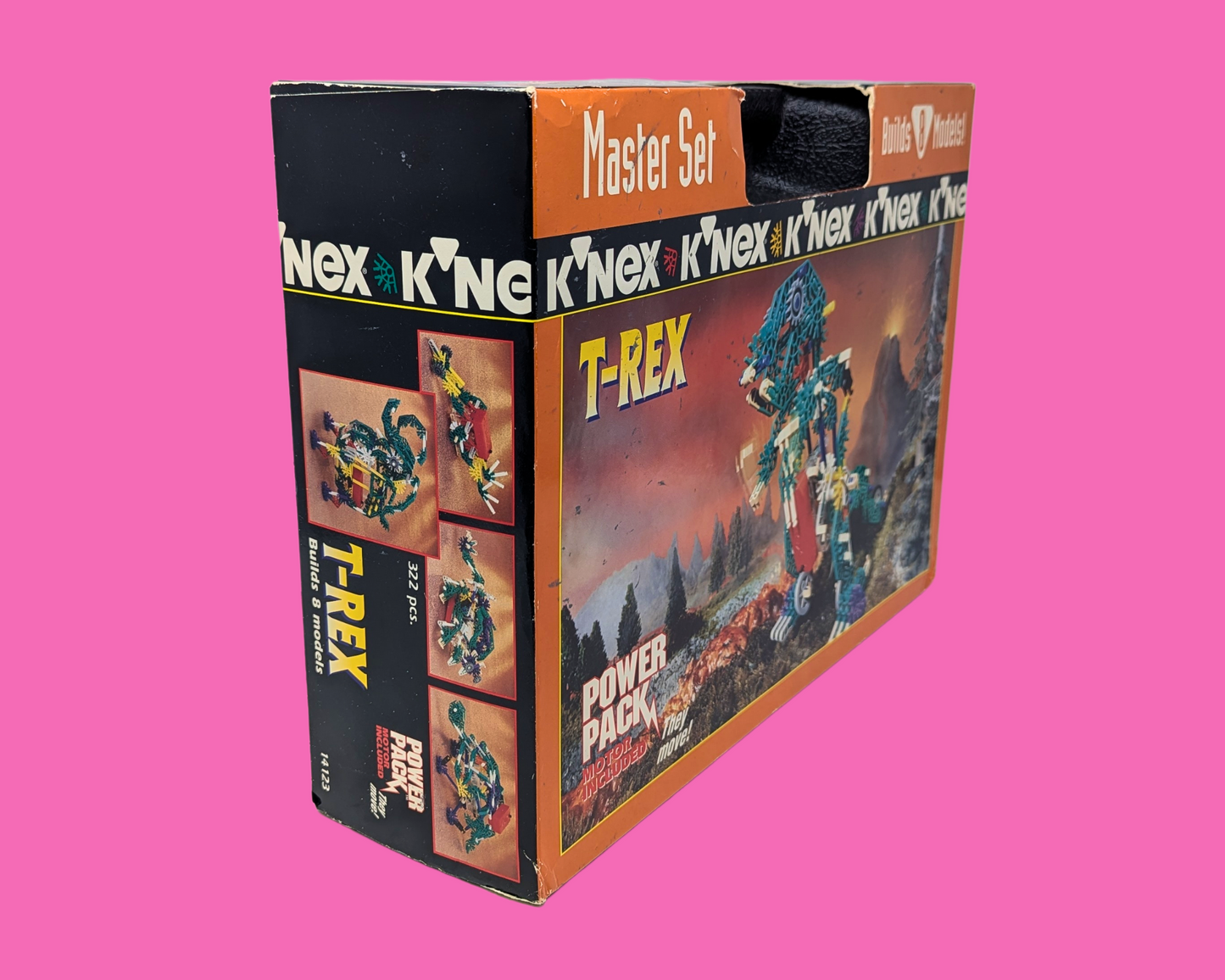 Vintage 1990's Sealed, Brand New K'NEX T-Rex Power Pack