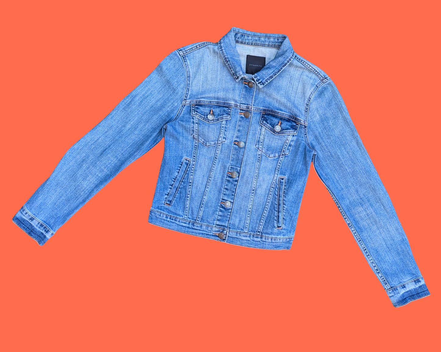 Handmade, Upcycled The Nightmare Before Christmas Denim Jacket Size M