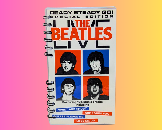 Carnet de notes du film VHS The Beatles Live