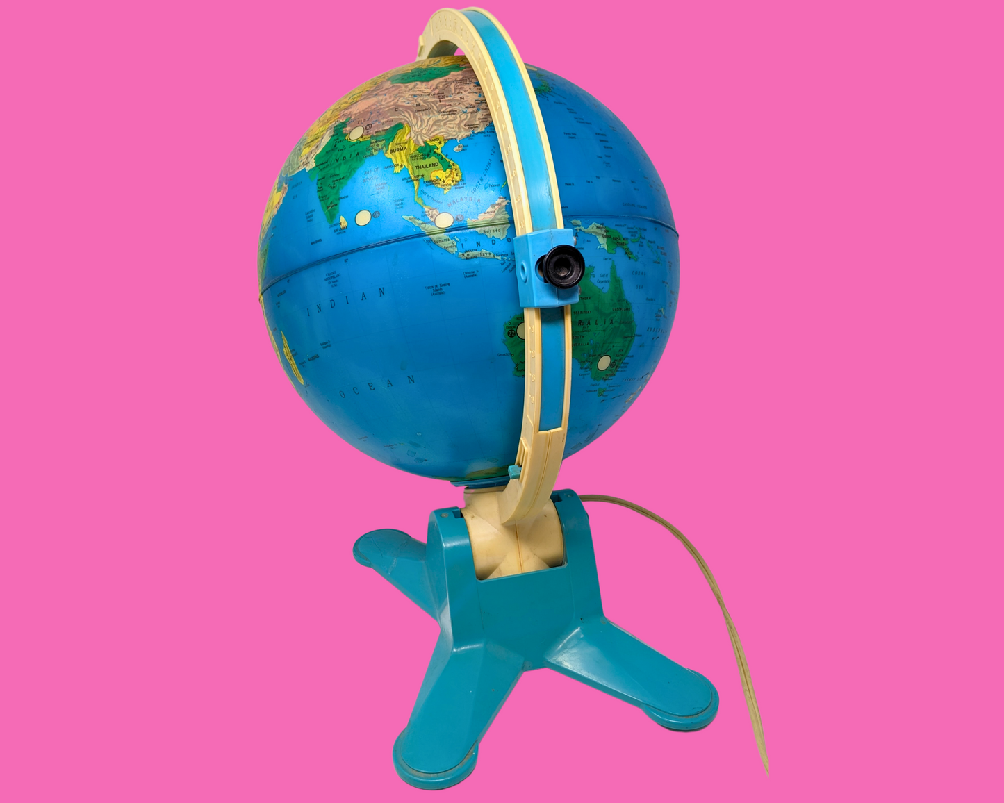 Vintage 1980's Fisher Price Globe Lamp