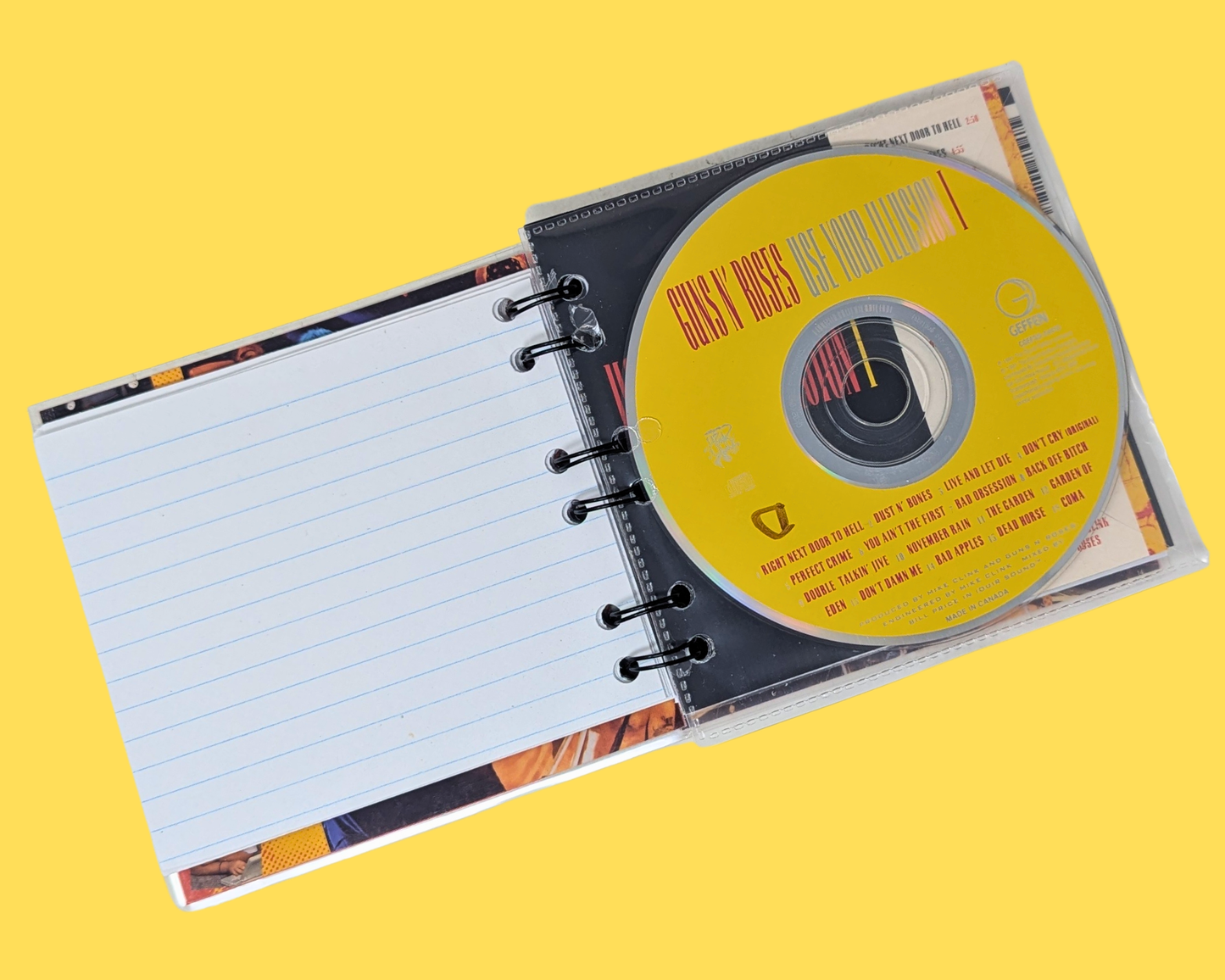 Guns N' Roses, Use Your Illusion I CD Notebook