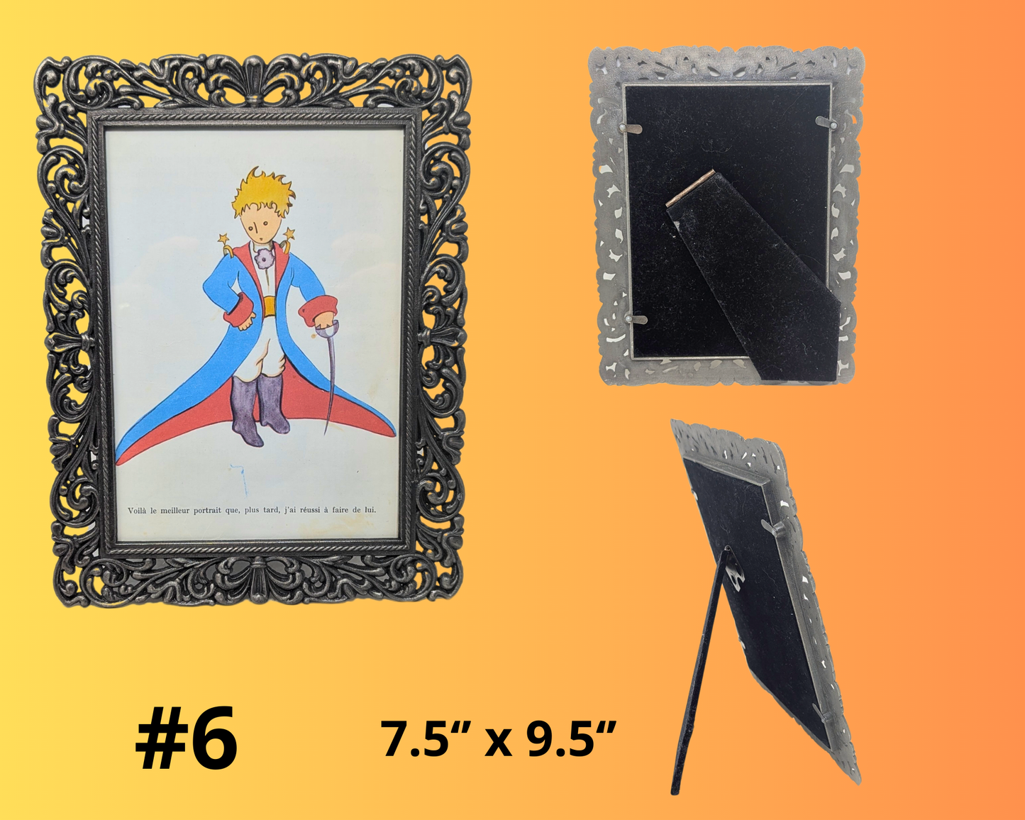 The Little Prince, Le Petit Prince Antoine de Saint-Exupéry, Decorative Frames and Notebooks