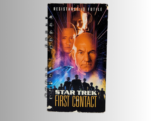 Carnet de notes VHS du film Star Trek First Contact