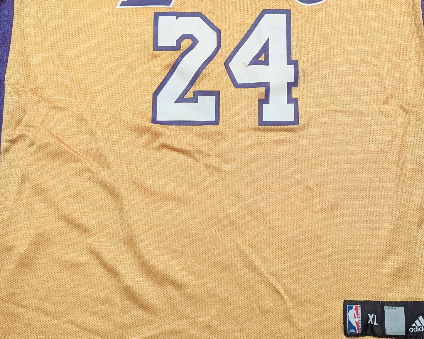 Y2K Adidas NBA Lakers Jersey Kobe Bryant #24 Size XL
