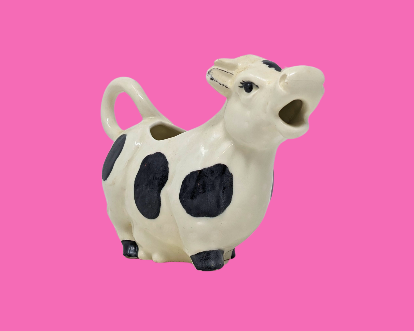 Vintage 1990's Adorable Cow Gravy Bowl Made in Vermont