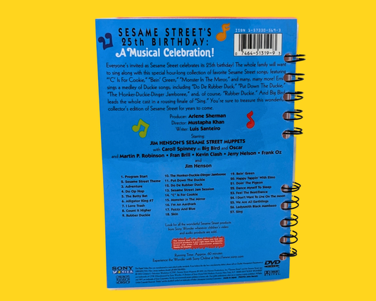 Carnet de notes du film DVD Sesame Street, 25 années merveilleuses
