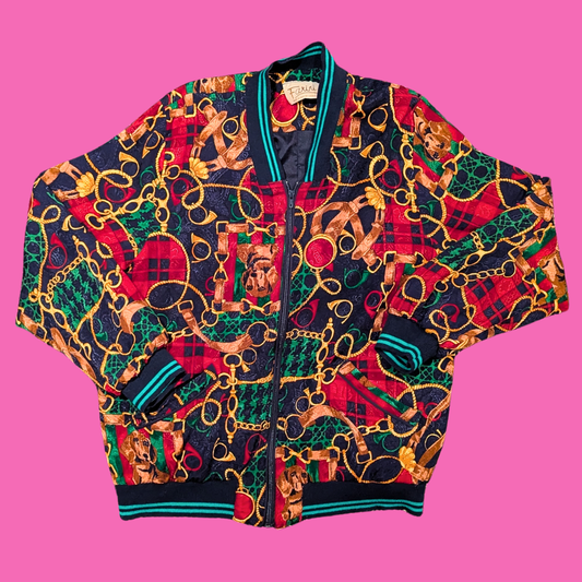 Vintage 1980's Funky and Elegant Blazer Size M