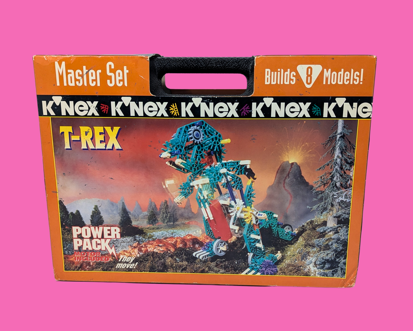 Vintage 1990's Sealed, Brand New K'NEX T-Rex Power Pack