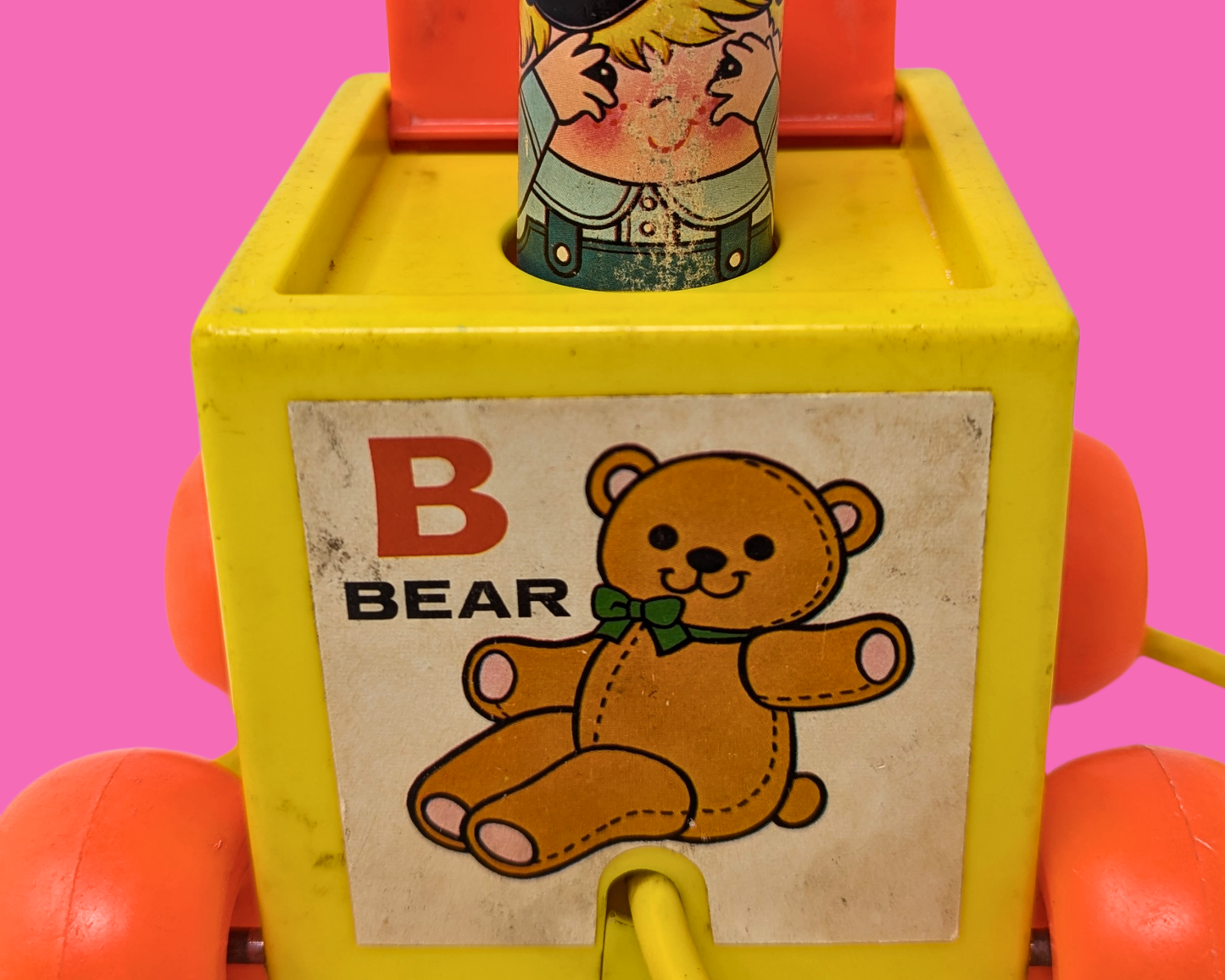 Jouet Fisher Price vintage 1970 : jeu de cache-cache