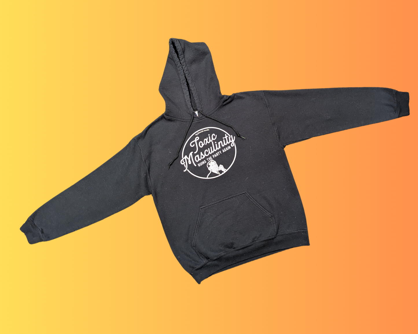 Sweat à capuche Y2K My Favorite Murder, la masculinité toxique ruine à nouveau la fête, taille M
