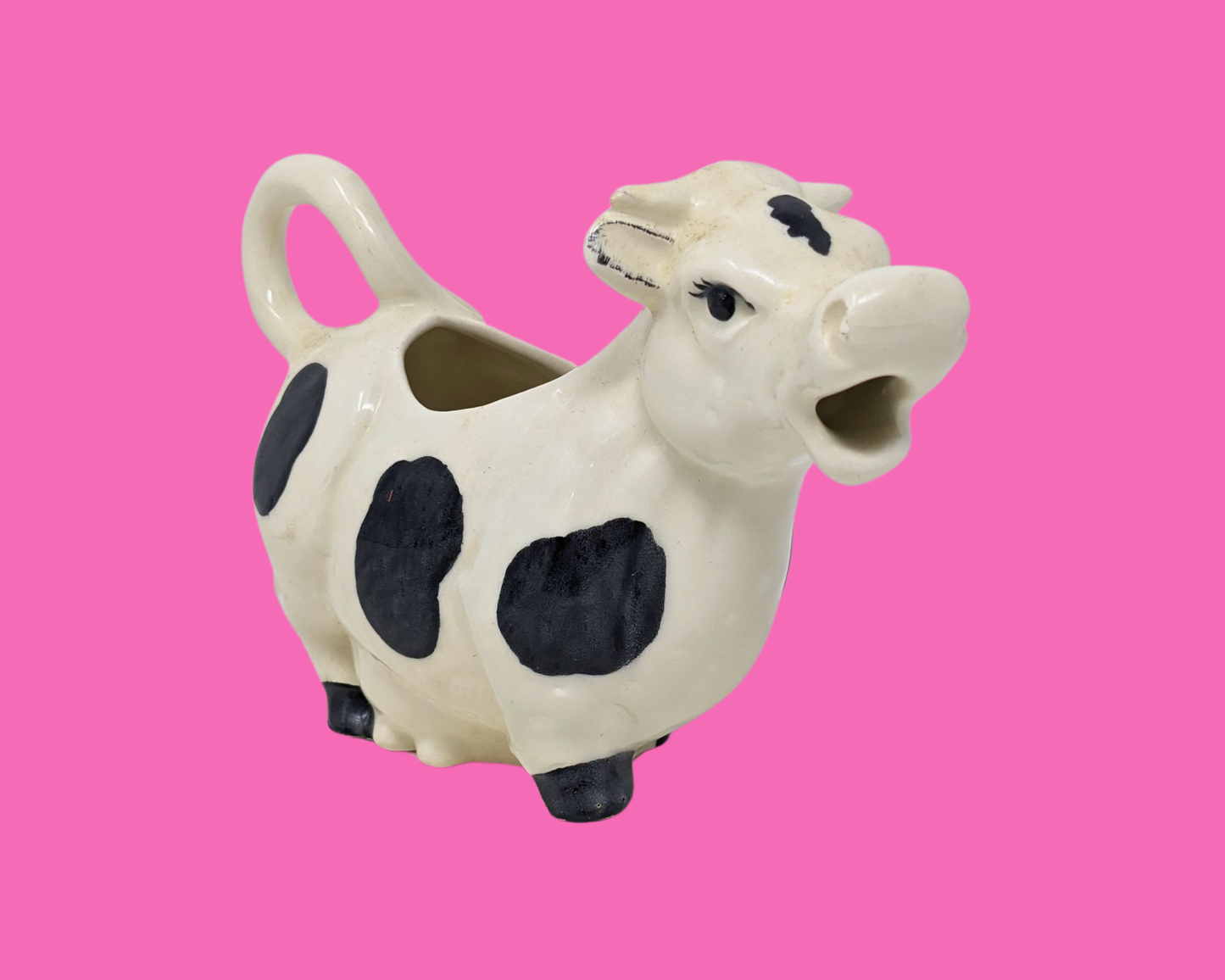 Vintage 1990's Adorable Cow Gravy Bowl Made in Vermont