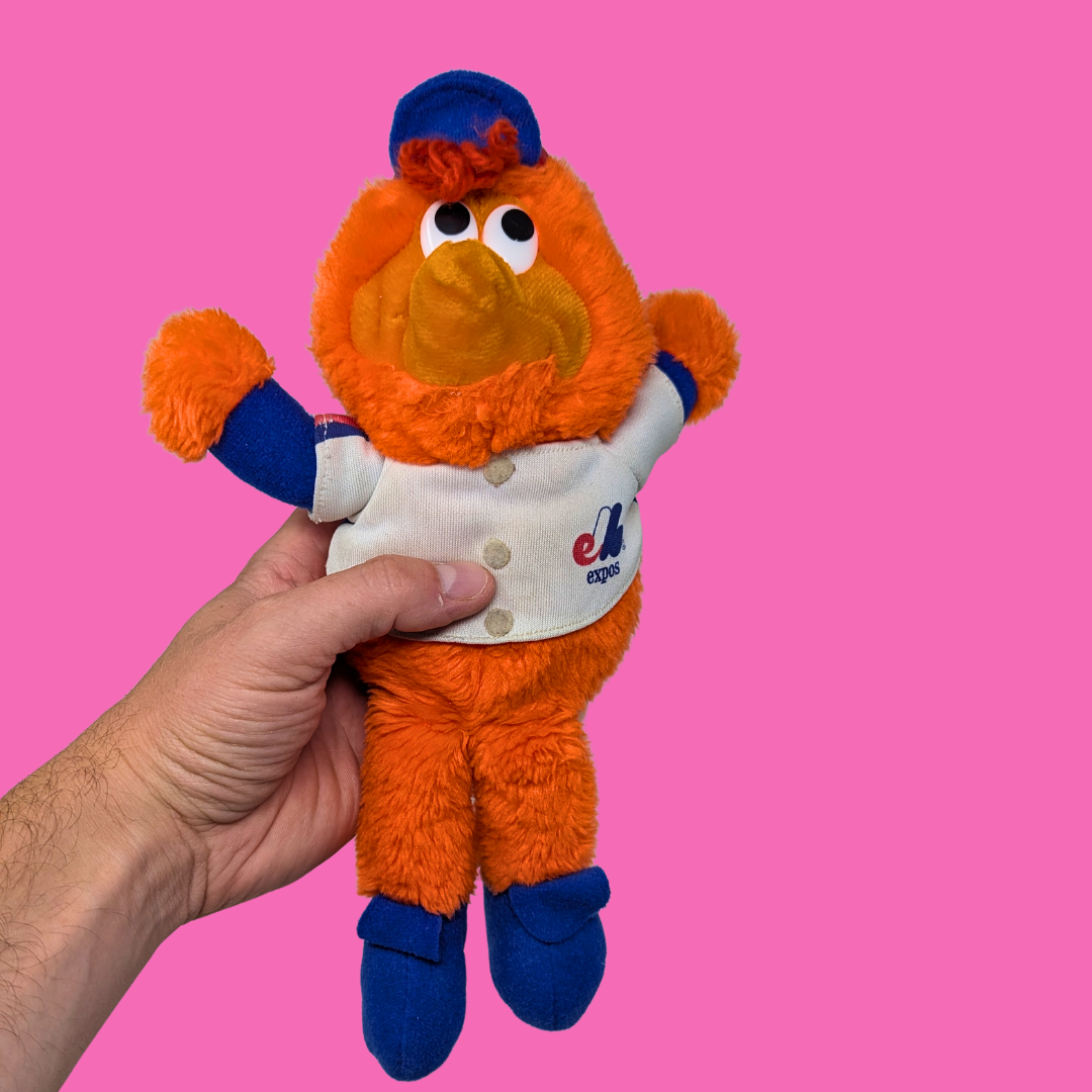 Vintage 1980's Montreal Expos Youppi Plushie