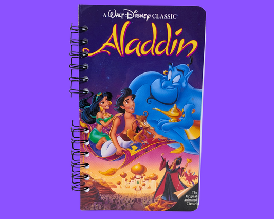Aladdin, carnet de film VHS de Walt Disney
