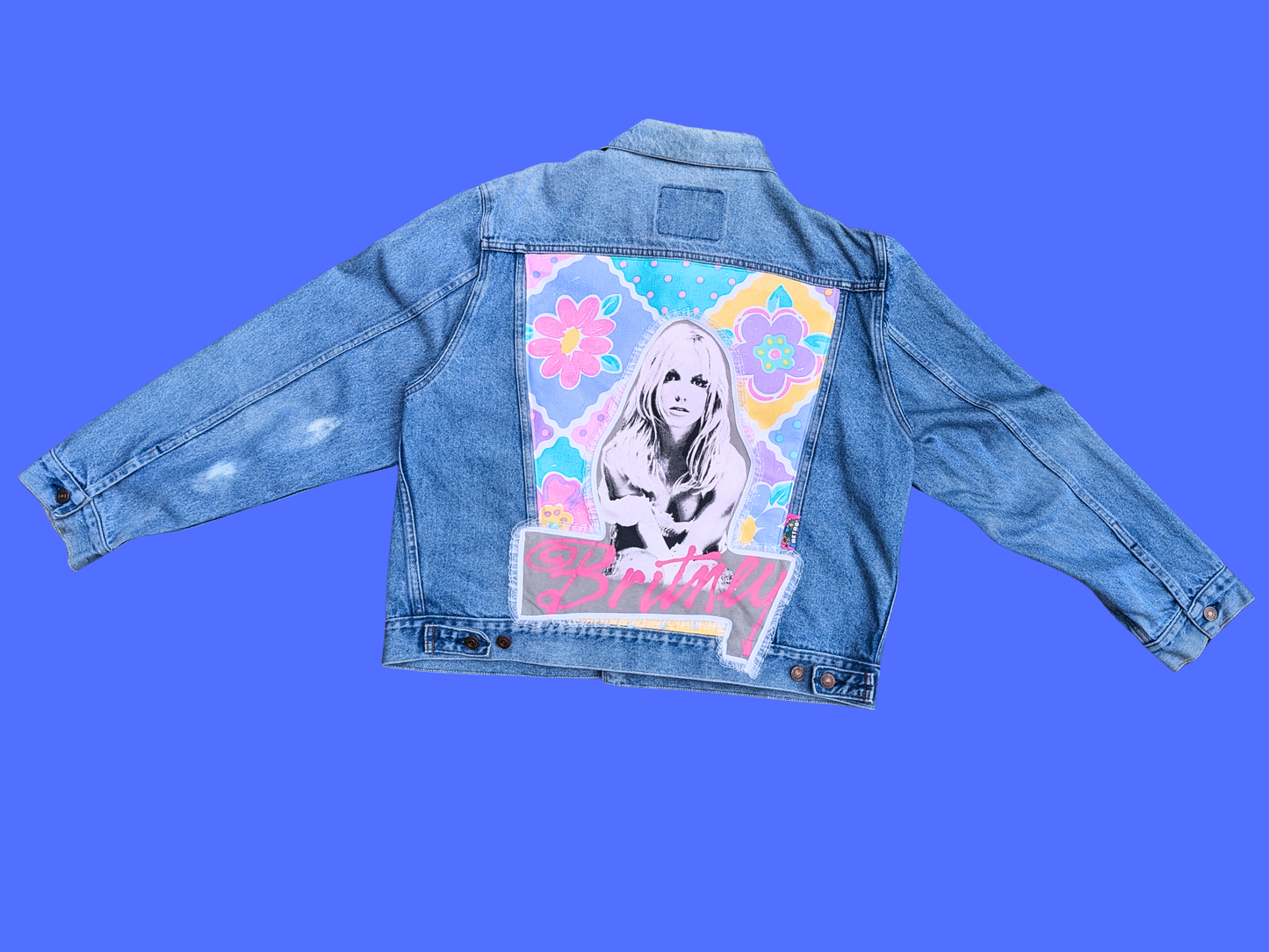 Handmade, Upcycled Britney Spears Jacket Size XL