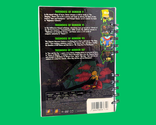 Simpsons, The Treehouse of Horror DVD Movie Notebook