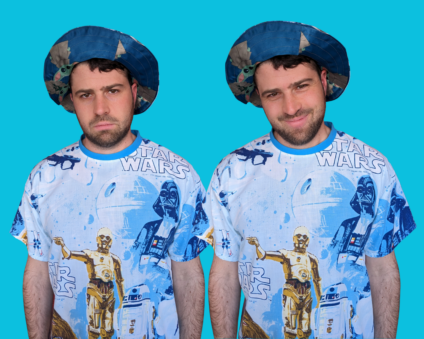 Chapeaux de seau fabriqués sur commande fabriqués à partir de tissus vintage et de chutes de draps pour adolescents/adultes