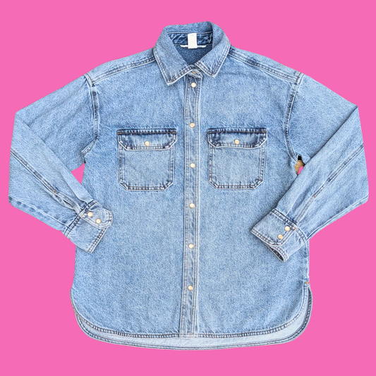 Naruto Upcycled T-Shirt Denim Jacket Size XS for Men