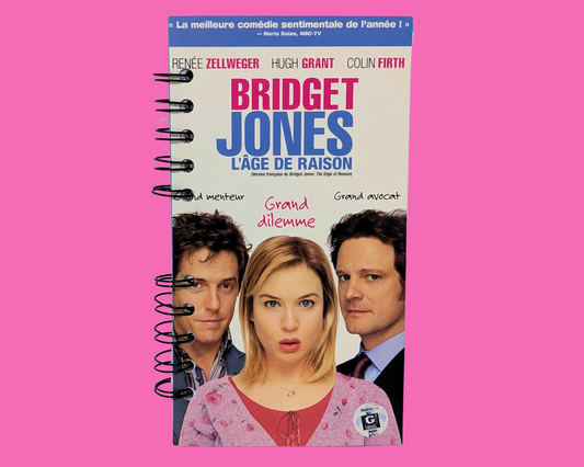 Carnet de notes VHS du film Bridget Jones L'Âge de raison