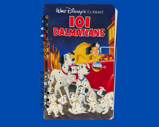 Les 101 Dalmatiens, carnet de notes VHS de Walt Disney