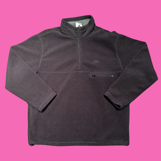 Vintage 1990's Speedo Black Fleece Size XL