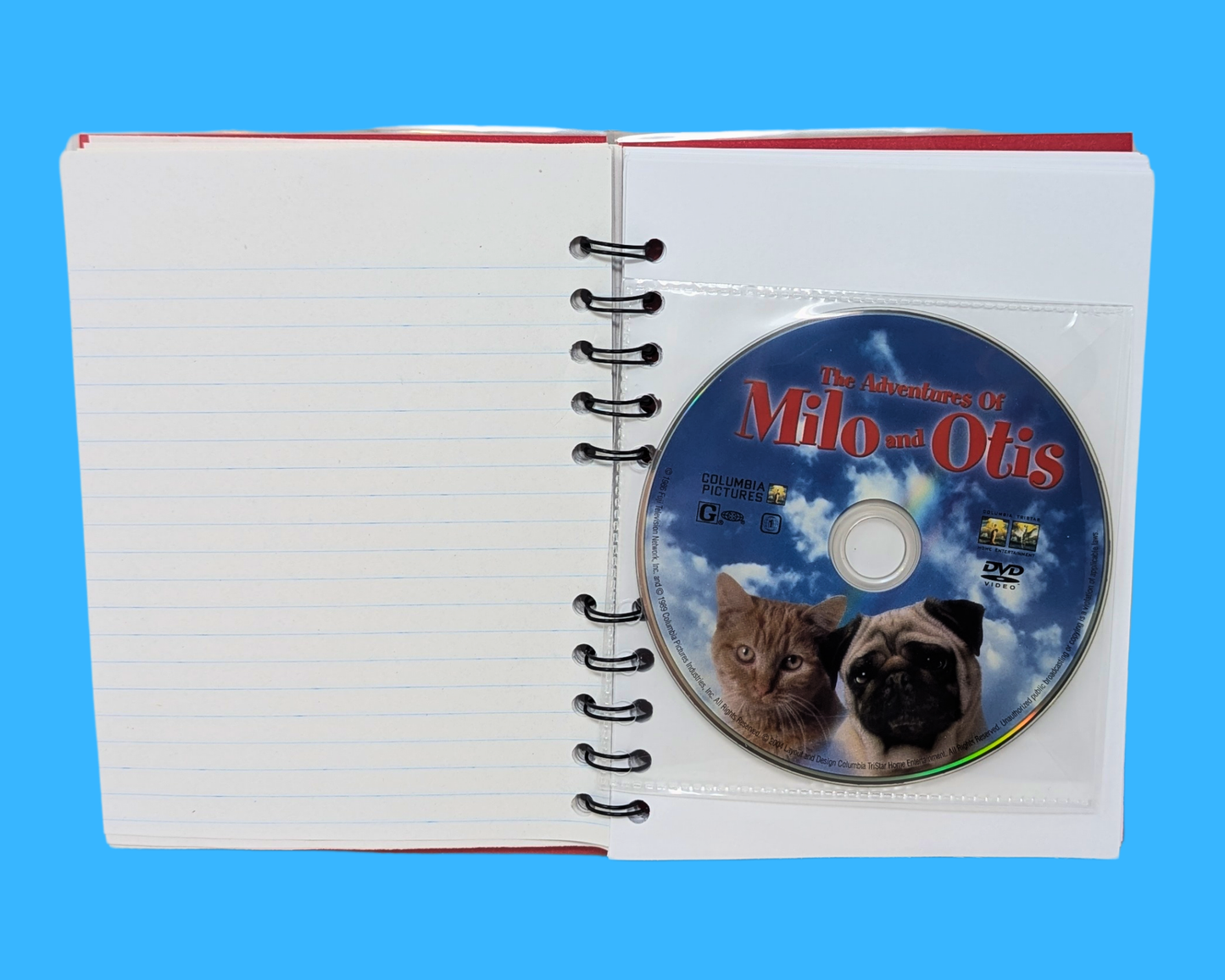 Milo and Otis DVD Movie Notebook