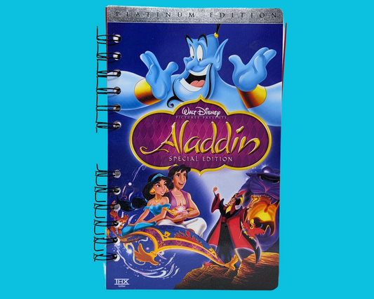 Aladdin, carnet de film VHS de Walt Disney