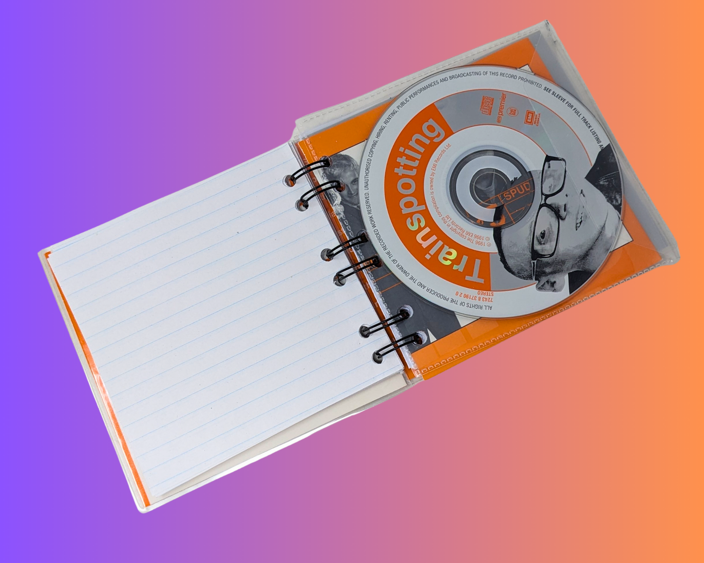 Trainspotting Soundtrack CD Notebook