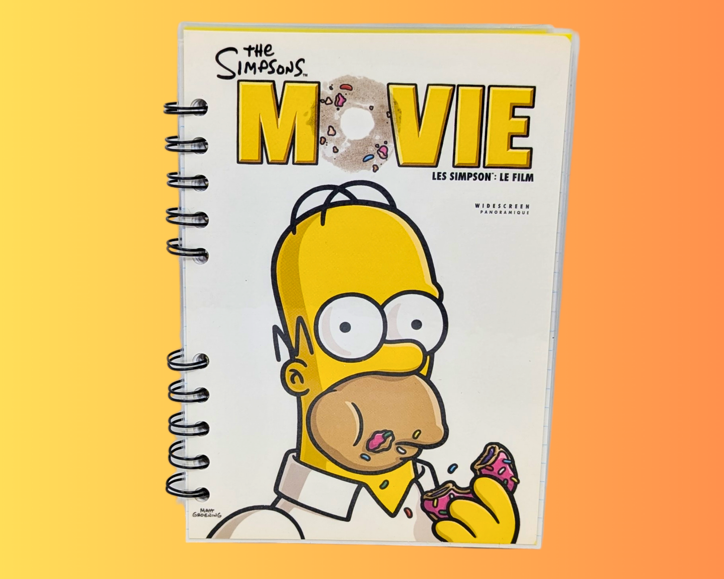 The Simpsons Movie DVD Movie Notebook