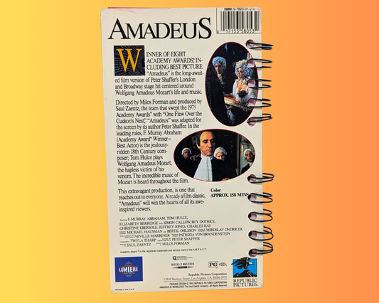 Carnet de films VHS Amadeus