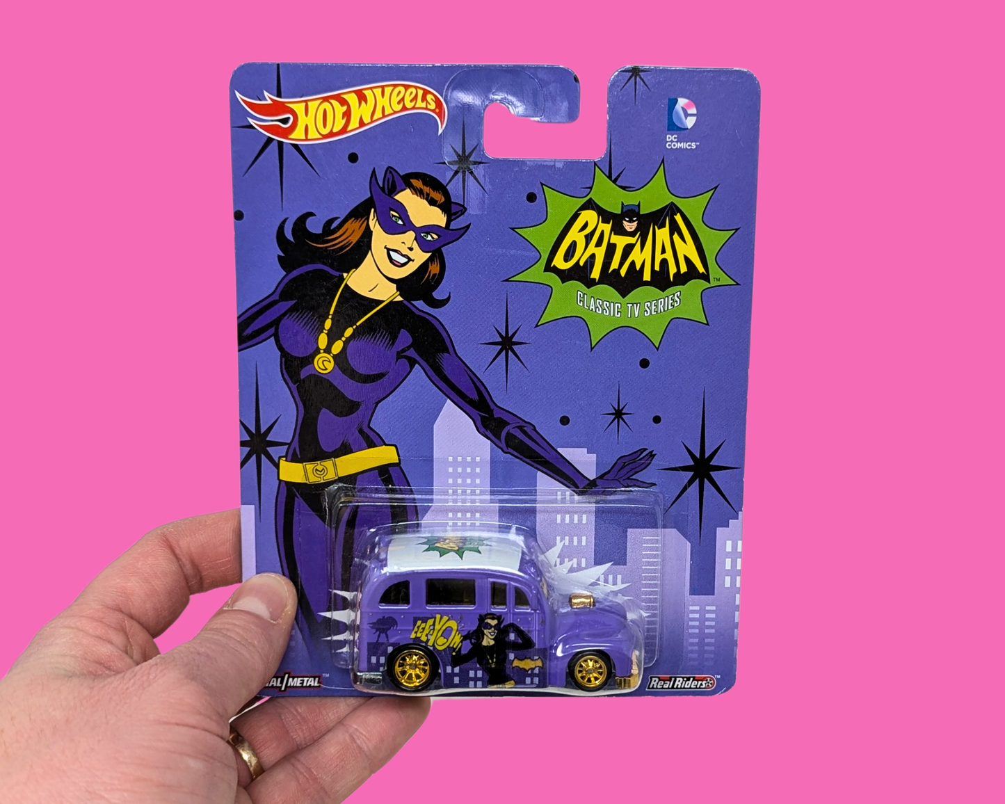 Jouet de collection scellé Hot Wheels Batman Bat Girl School Busted Automobile Y2K