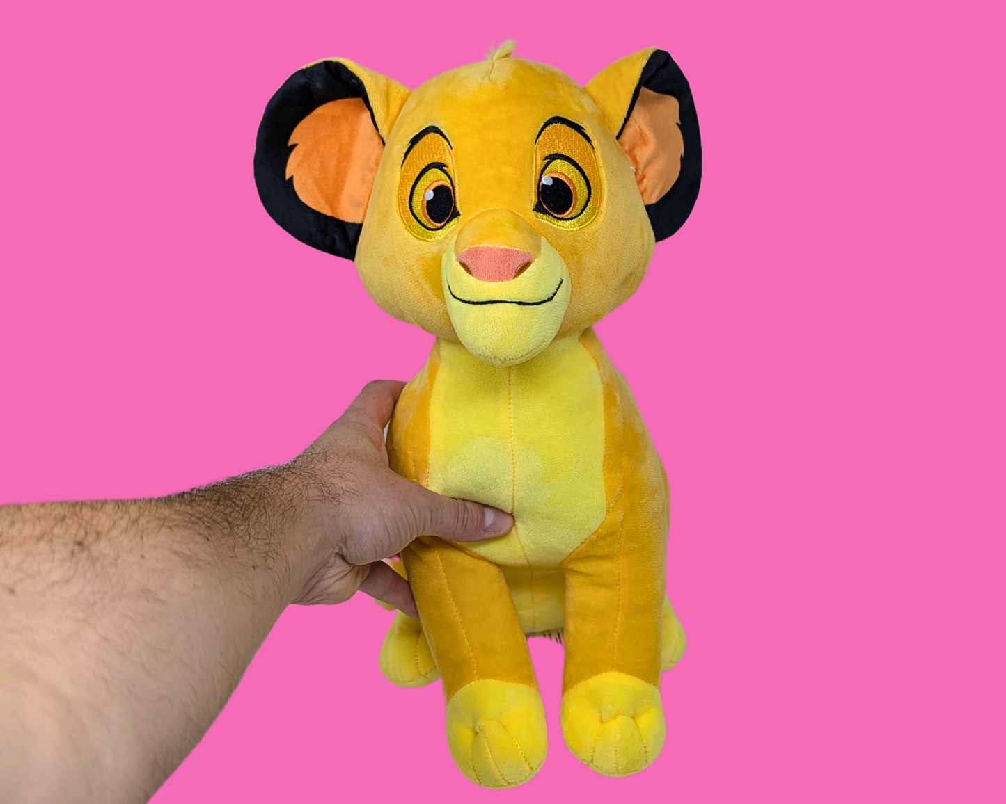 Peluche géante Simba du Roi Lion des années 1990