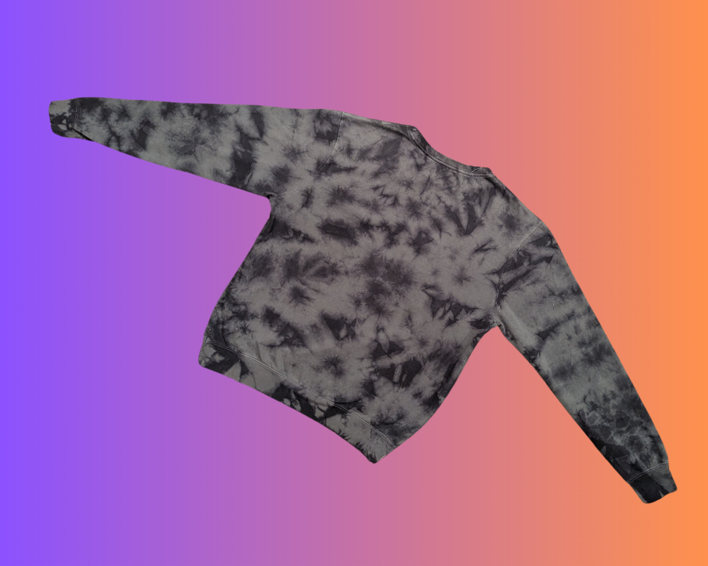 Pull ras du cou Y2K « OF » avec lettres en forme de donut, taille L