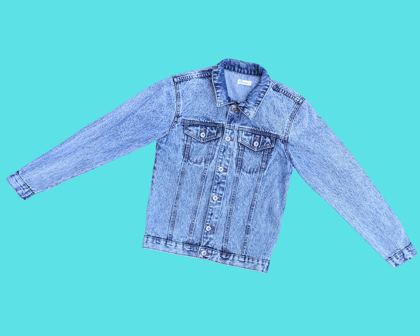 Veste en jean Star Wars faite main et recyclée, taille S