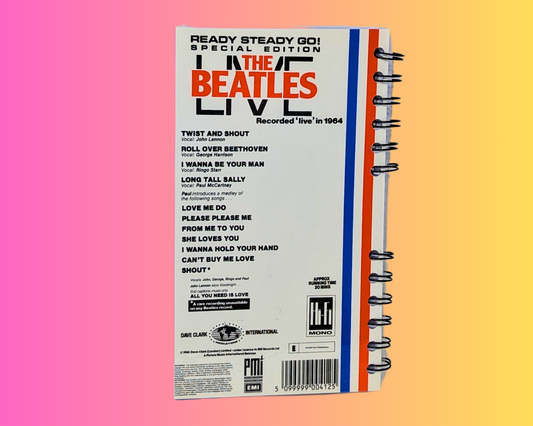 Carnet de notes du film VHS The Beatles Live