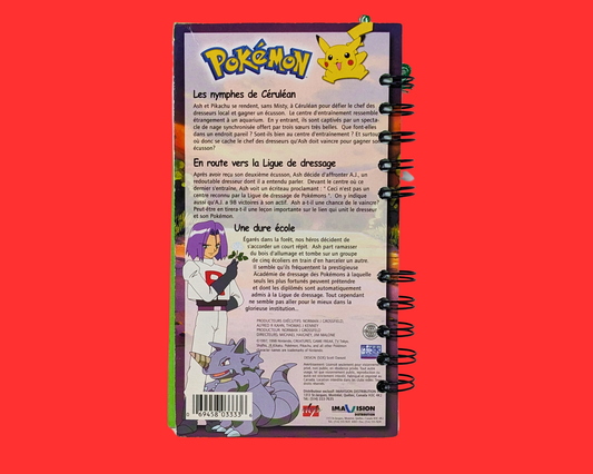 Pokémon Les Nymphes De Céruléan VHS Movie Notebook