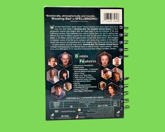 Carnet de notes du film DVD Breaking Bad Saison 2