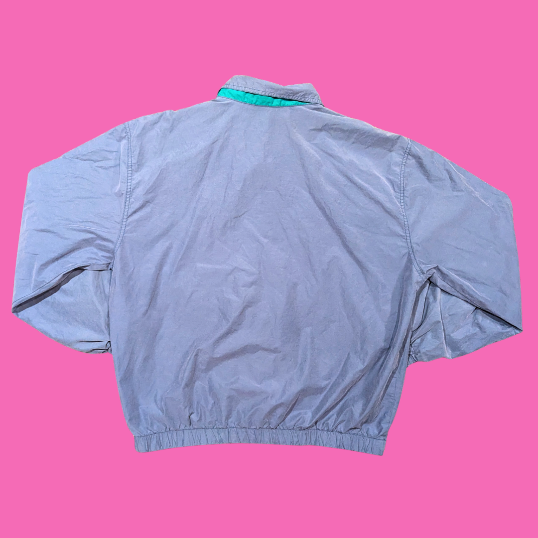 Vintage 1990's Blue Gillette Windbreaker Jacket Size XL