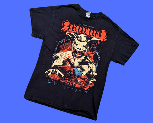 T-shirt Akurion Année du Long Cochon Y2K Taille M