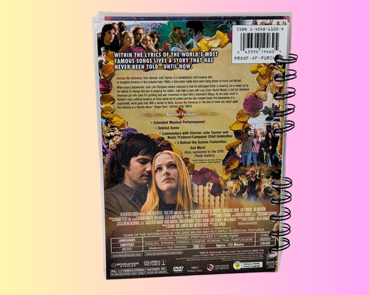 Carnet de notes du film DVD Across The Universe