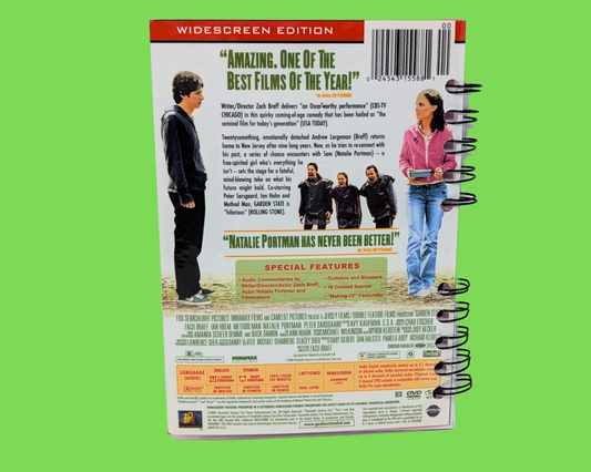 Carnet de notes du film DVD Garden State