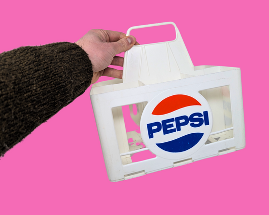 Porte-bouteille Pepsi vintage des années 1980