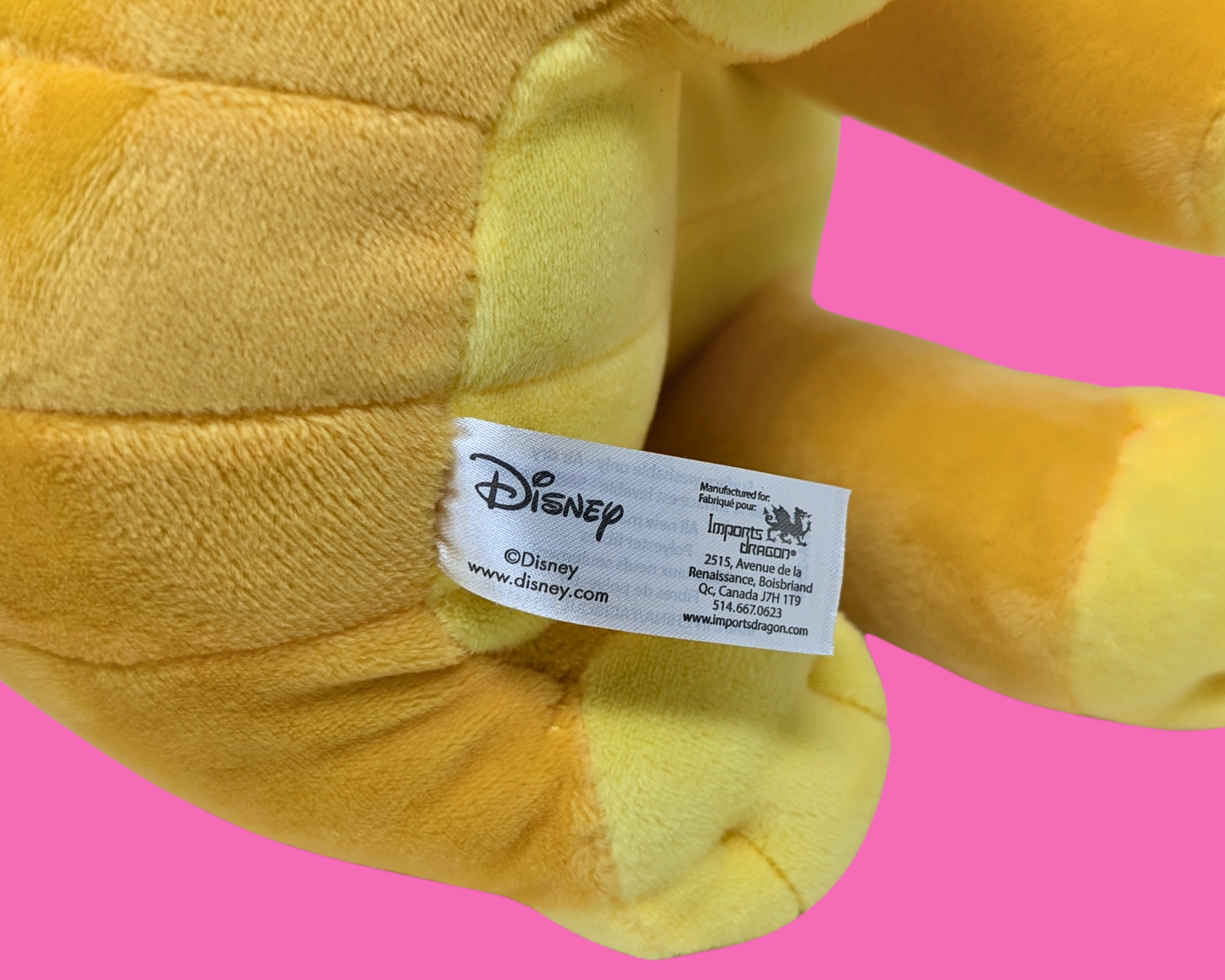 Peluche géante Simba du Roi Lion des années 1990