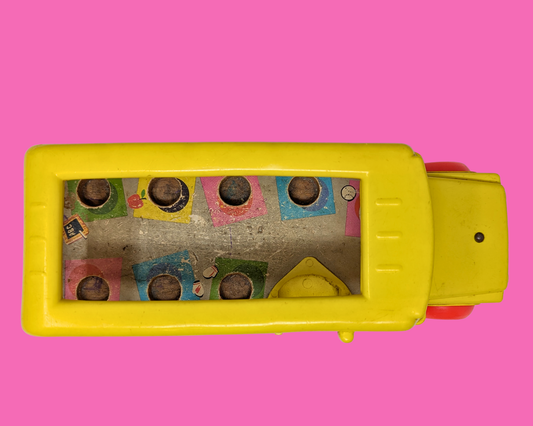 Vintage 1965 Fisher Price Bus Toy