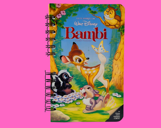 Bambi, carnet de cinéma VHS de Walt Disney