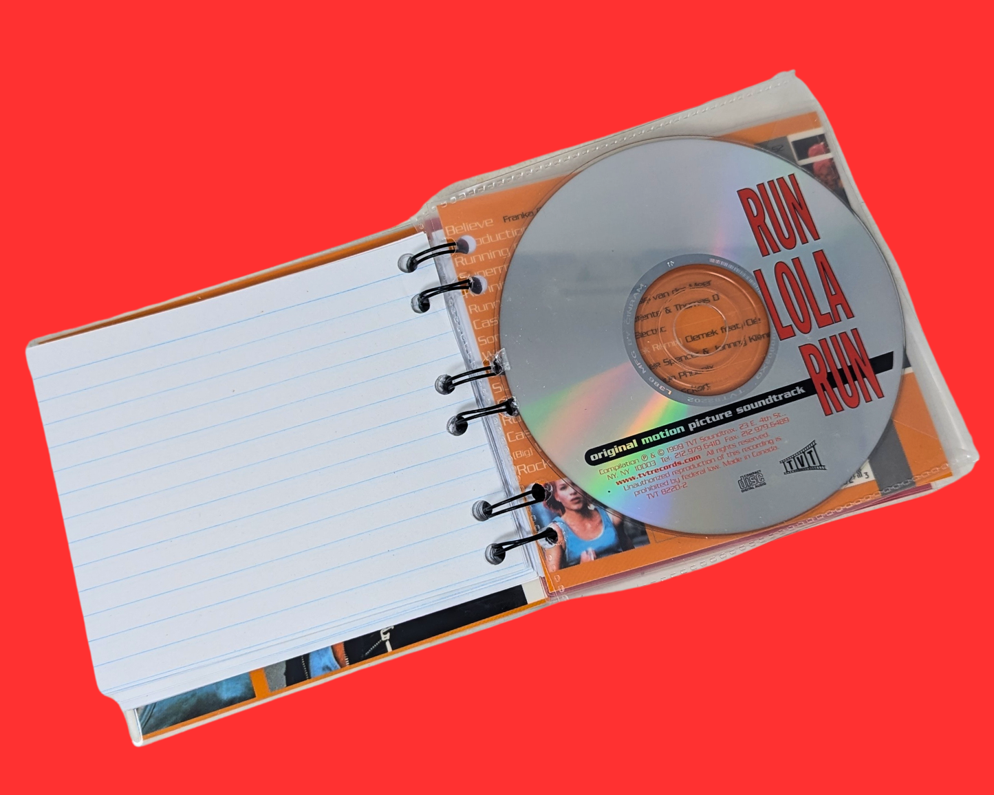 Run Lola Run Soundtrack CD Notebook