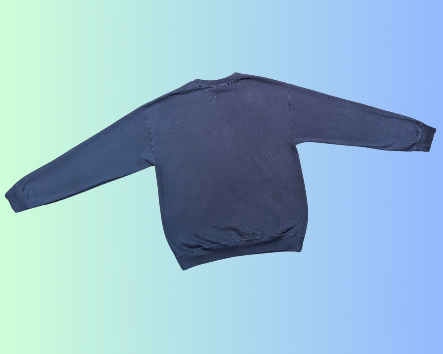 Y2K Beluga Whales Dark Blue Crewneck Size M